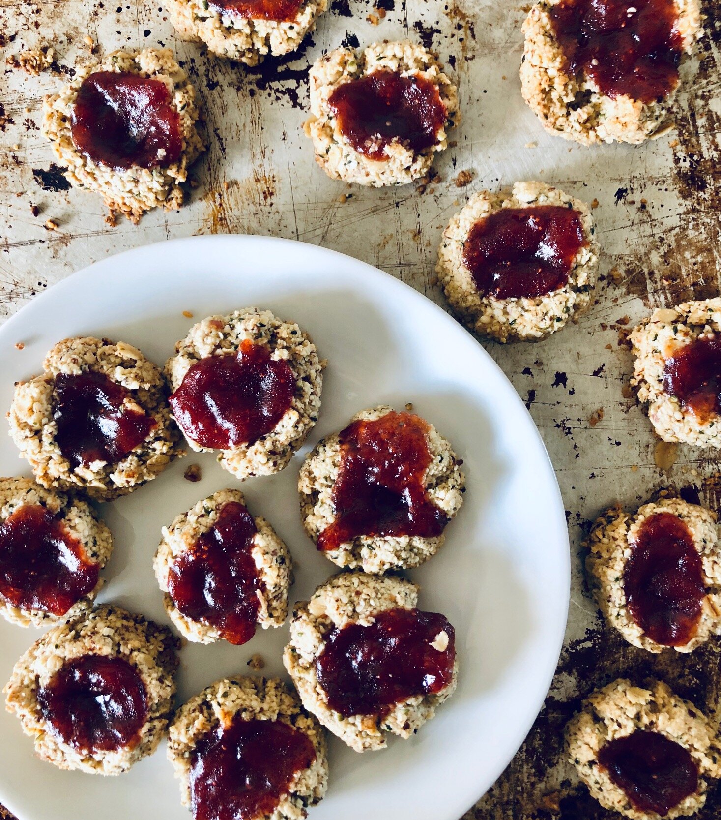 Protein Jam Cookies
