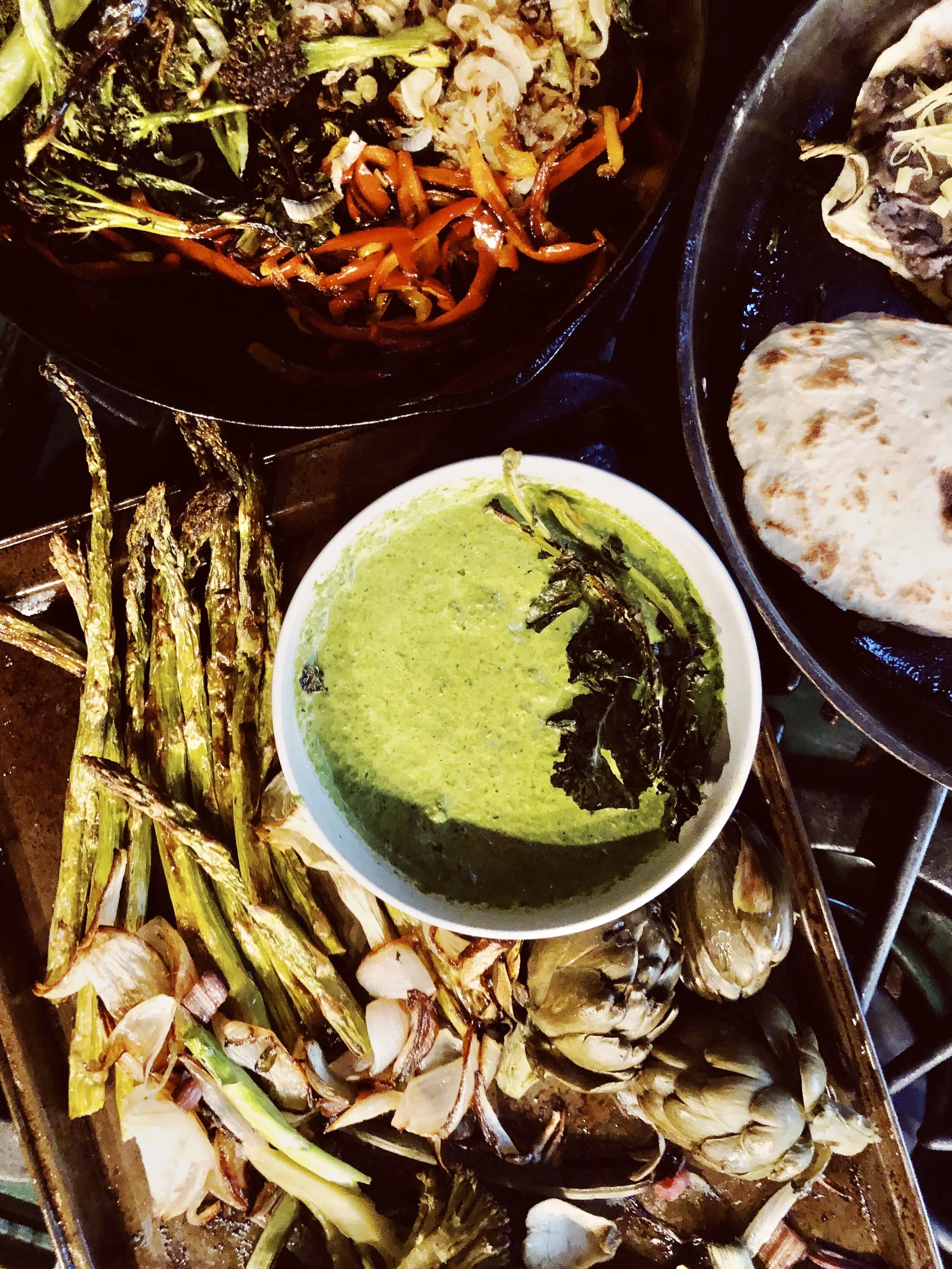Savory Rainbow Chard Basil Sauce