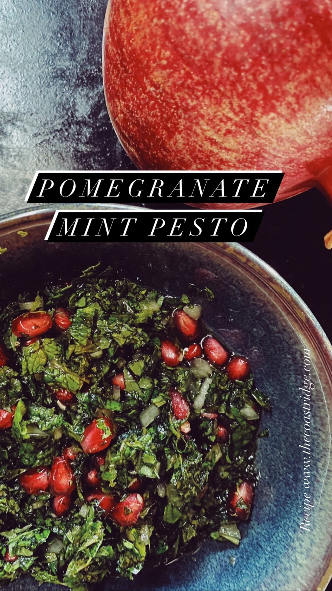 Pomegranate Mint Pesto