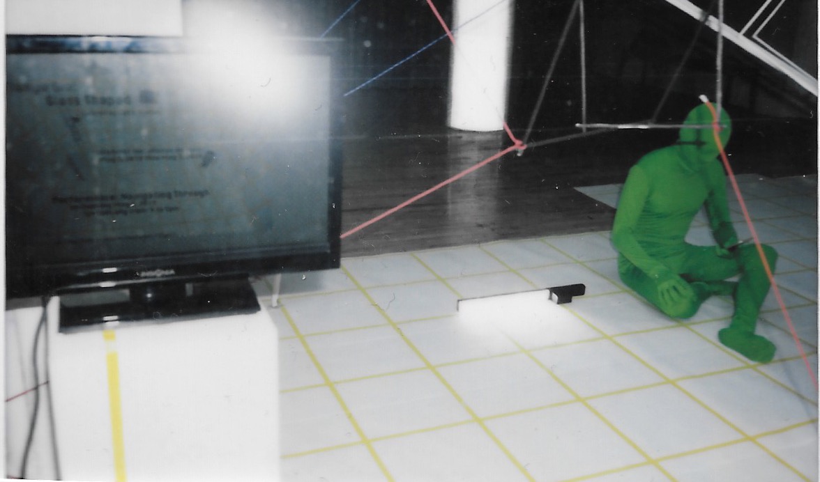 Tianyu Qiu, Performance: Navigating Through (2018), #33w17, New York, NY Photograph by Cali D. Kurlan © Fujifilm Polaroid scan