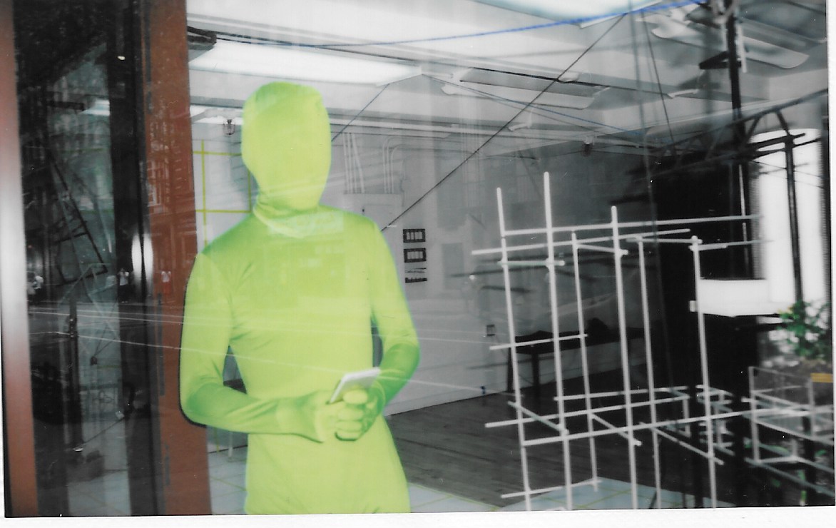 Tianyu Qiu, Performance: Navigating Through (2018), #33w17, New York, NY Photograph by Cali D. Kurlan © Fujifilm Polaroid scan