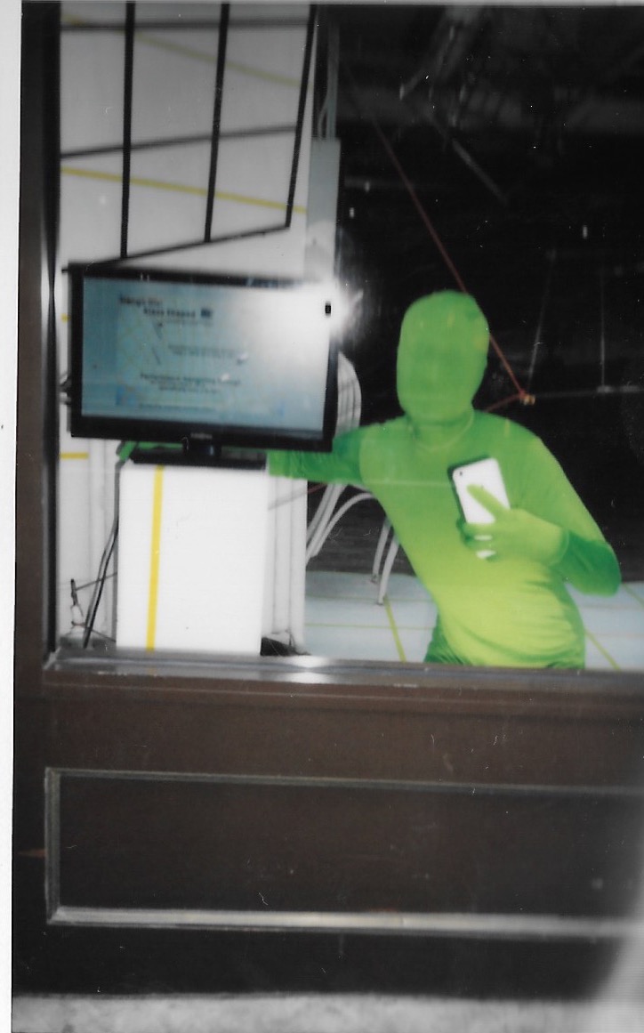Tianyu Qiu, Performance: Navigating Through (2018), #33w17, New York, NY Photograph by Cali D. Kurlan © Fujifilm Polaroid scan