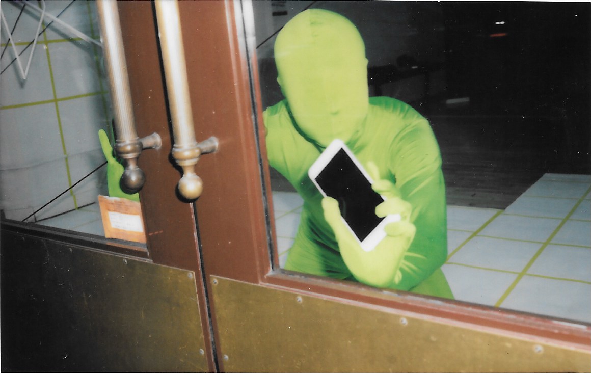 Tianyu Qiu, Performance: Navigating Through (2018), #33w17, New York, NY Photograph by Cali D. Kurlan © Fujifilm Polaroid scan