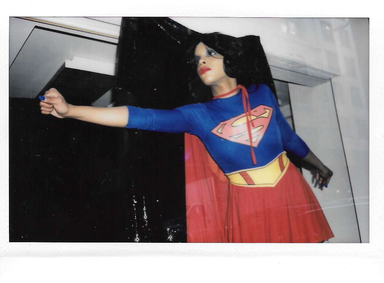 Haleigh Nickerson: Untitled Installation (2018), #33w17, New York, NY Photograph by Cali D. Kurlan © FujiFilm Polaroid scans pictured performance Haleigh Nickerson: Super Strength… Hold on: Be Strong (2018)