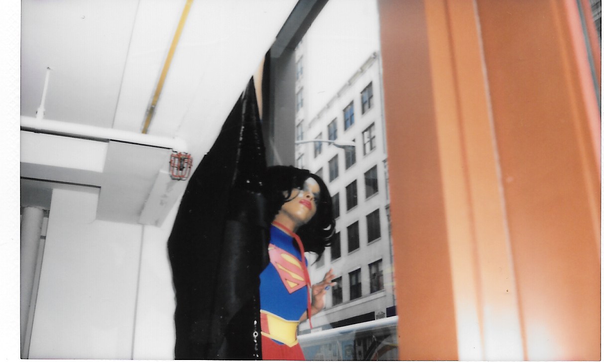 Haleigh Nickerson: Untitled Installation (2018), #33w17, New York, NY Photograph by Cali D. Kurlan © FujiFilm Polaroid scans pictured performance Haleigh Nickerson: Super Strength… Hold on: Be Strong (2018)