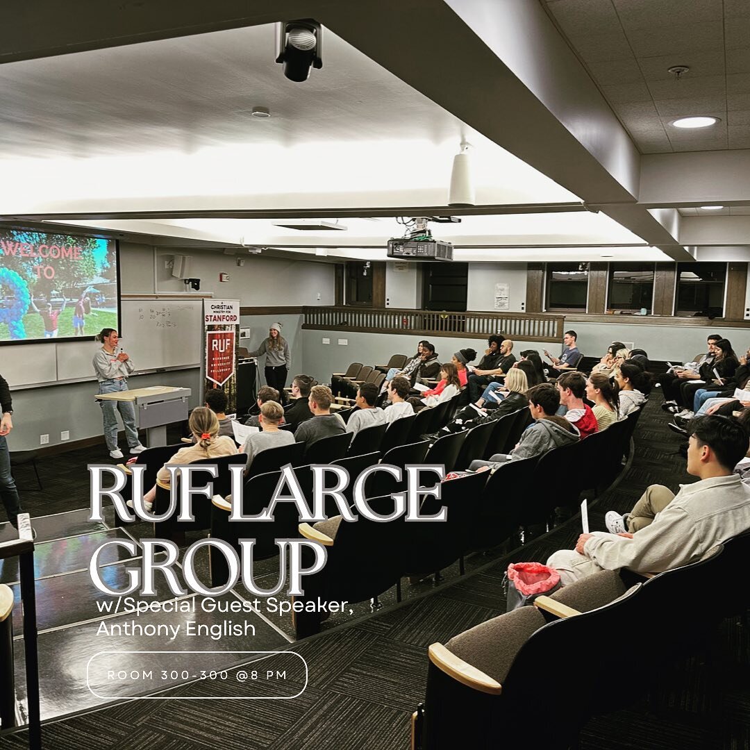 Join us for large group tonight @8PM! We&rsquo;re in 300-300 again this week &amp; we&rsquo;ll have a special guest speaker, Anthony English. Anthony is on staff at a church plant in Sacramento &amp; we know you&rsquo;ll be challenged and encouraged 