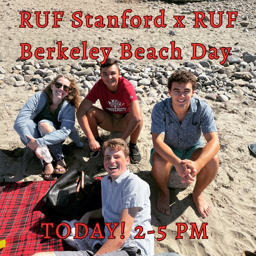 It&rsquo;s the collab we&rsquo;ve all been waiting for: 🌲x 🐻. Come hang with us at Pacifica State Beach TODAY! We&rsquo;ll link up with RUF Berkeley and have ourselves a nice little beach day. There will be games, snacks &amp; maybe even a friendly