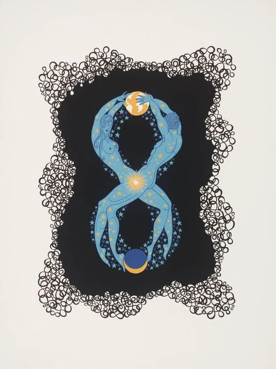 "Number Eight" Erte (Romain de Tirtoff)