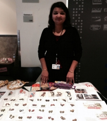 Maggie participated in the holiday fair at work and sold indian terra cotta earrings. Her place of employment has a program that will match her donation to a charitable organization. She was able to double the proceeds she raised for the special needs orphans we work with in Kolkata.