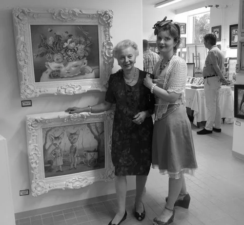 Ilona and her Mother (lifelong muse). 2013 Maija-Liisa Sampovaara crossed over to "The Other Side" in April of 2016.