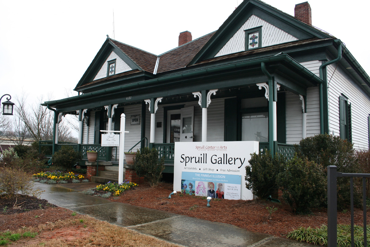 A captivating Historic home built in the late 1800’s, converted into the beautiful Spruill Art Gallery of Dunwoody, Atlanta. USA