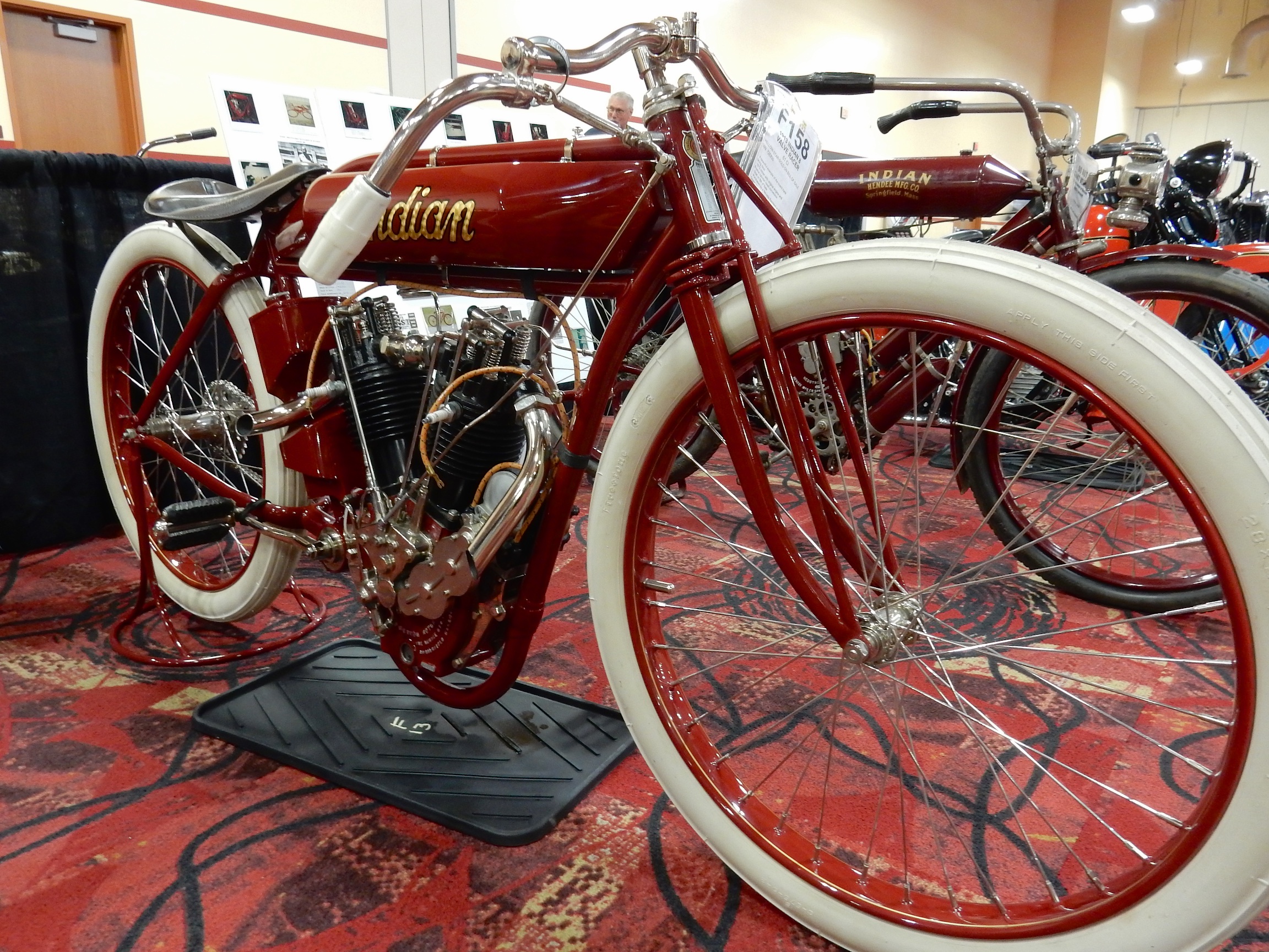 Hard to believe that these old bikes hit 90mph. I heard Jay Leno bought this bike (he was bidding via the internet auction site).