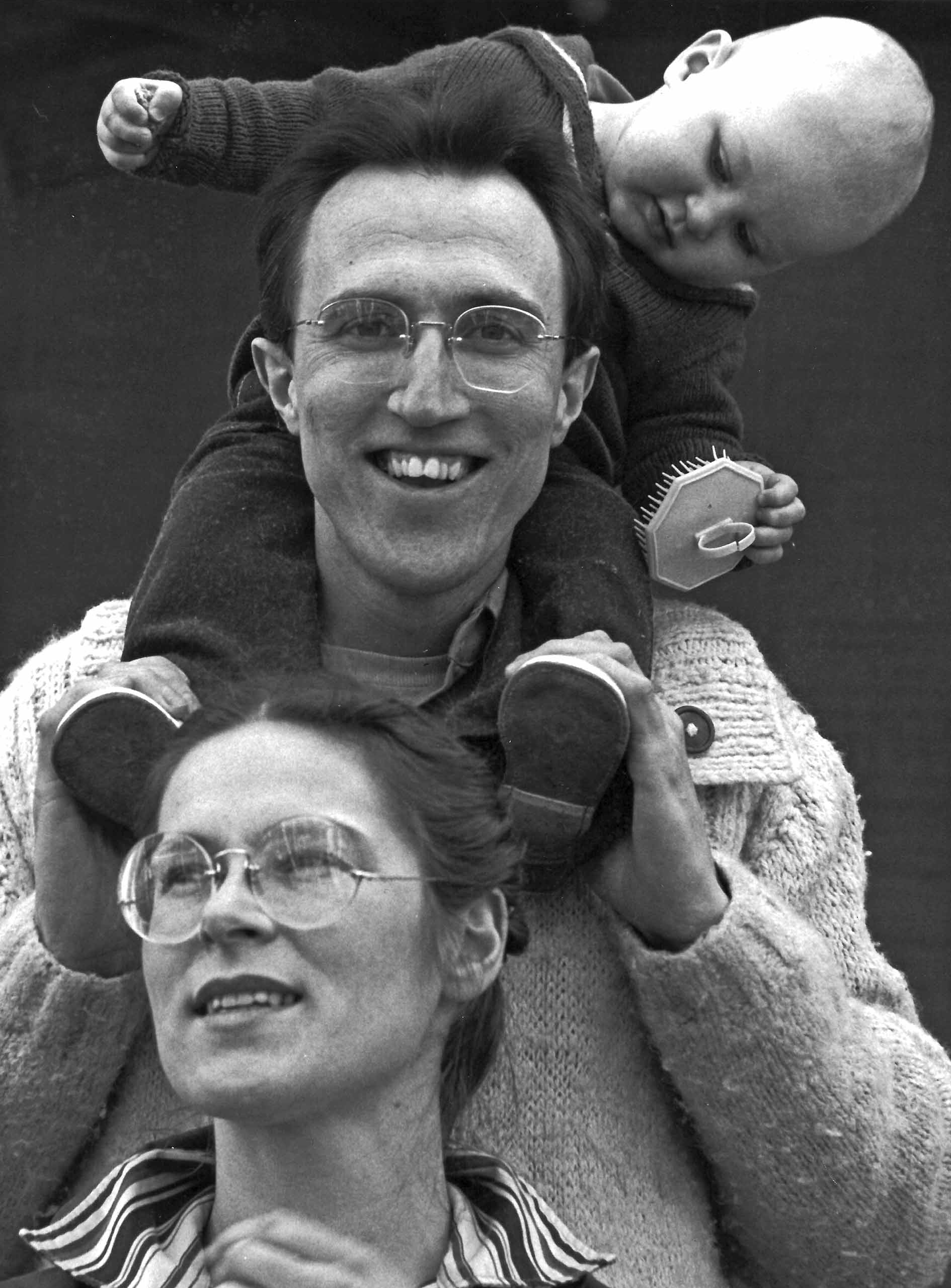 Mom, Pops, Karl, and Hairbrush