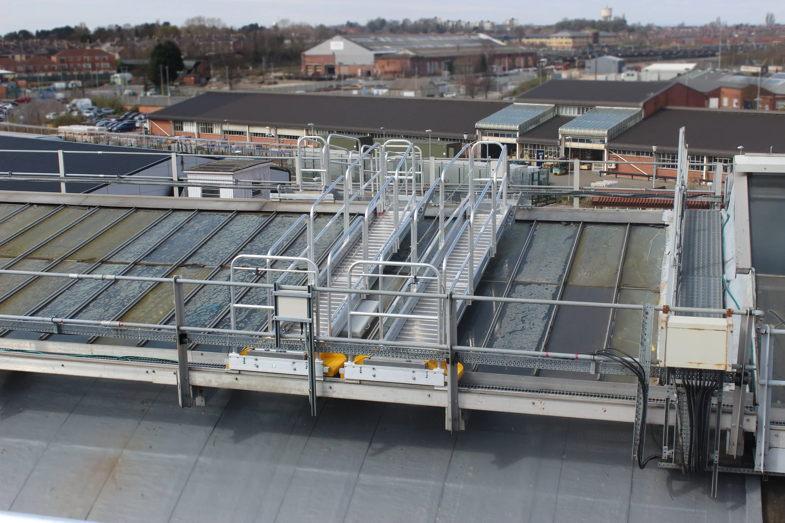 Roof Maintenance Gantries Working at Height.