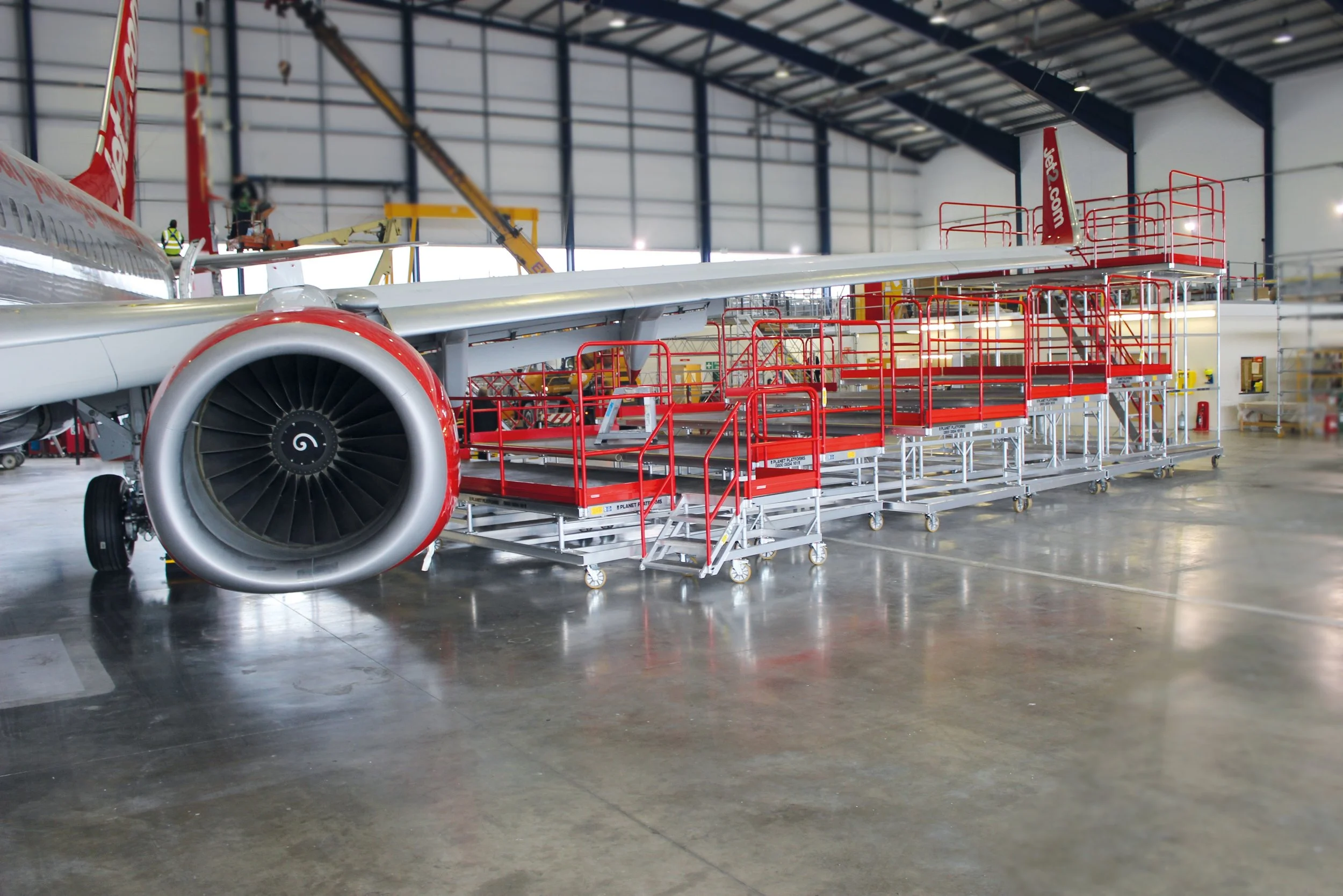 55. Aircraft Wing Staging