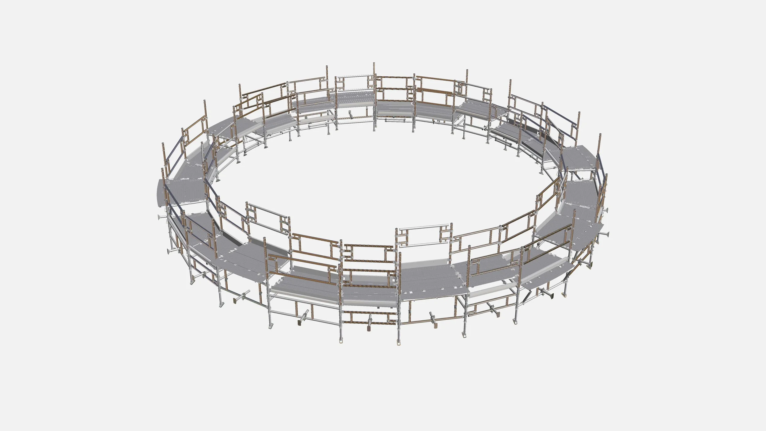 18. Circular Flatpack Modular Access Platform (CAD)