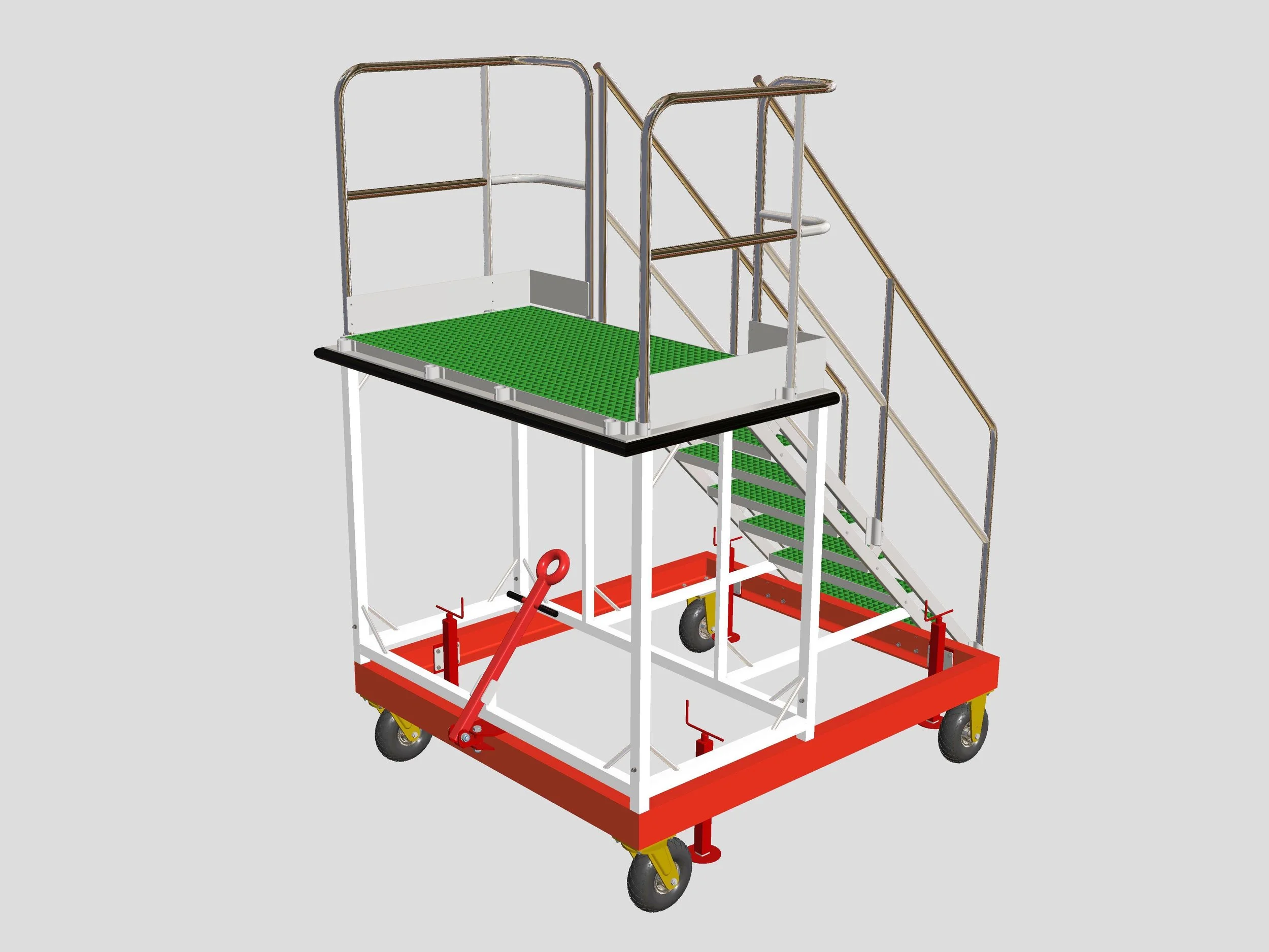 17. Aluminium Access Steps (CAD)