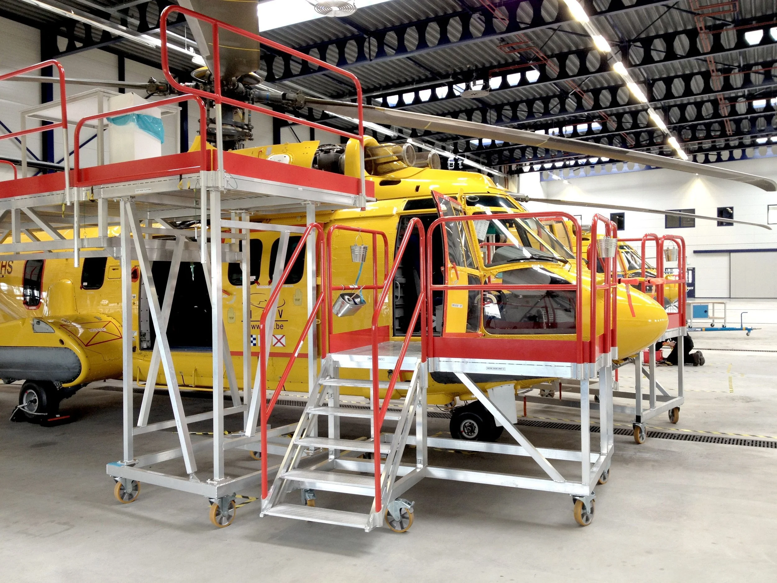 3. Helicopter Maintenance Stands (EC225)