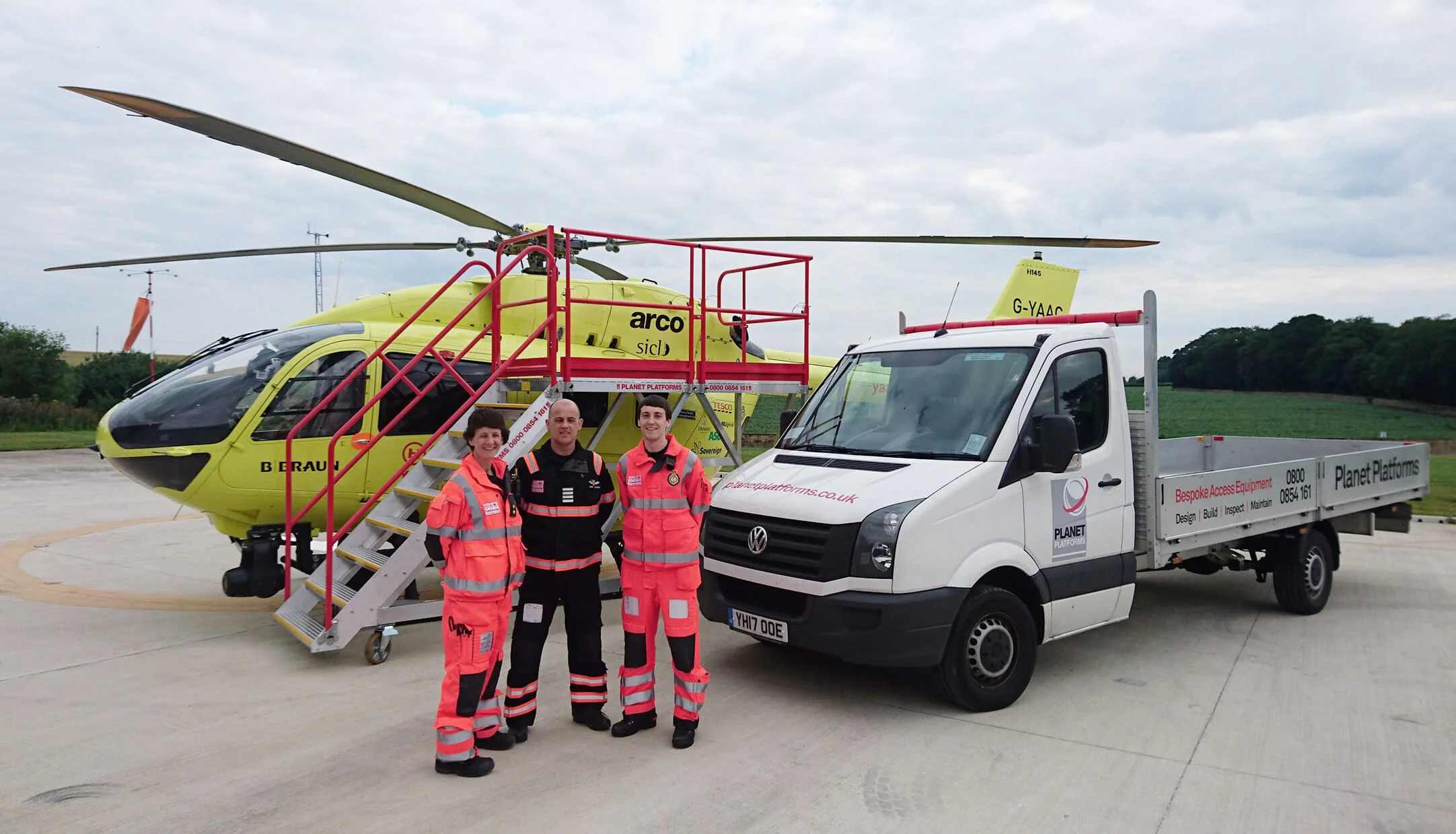 Planet Platforms and The Yorkshire Air Ambulance