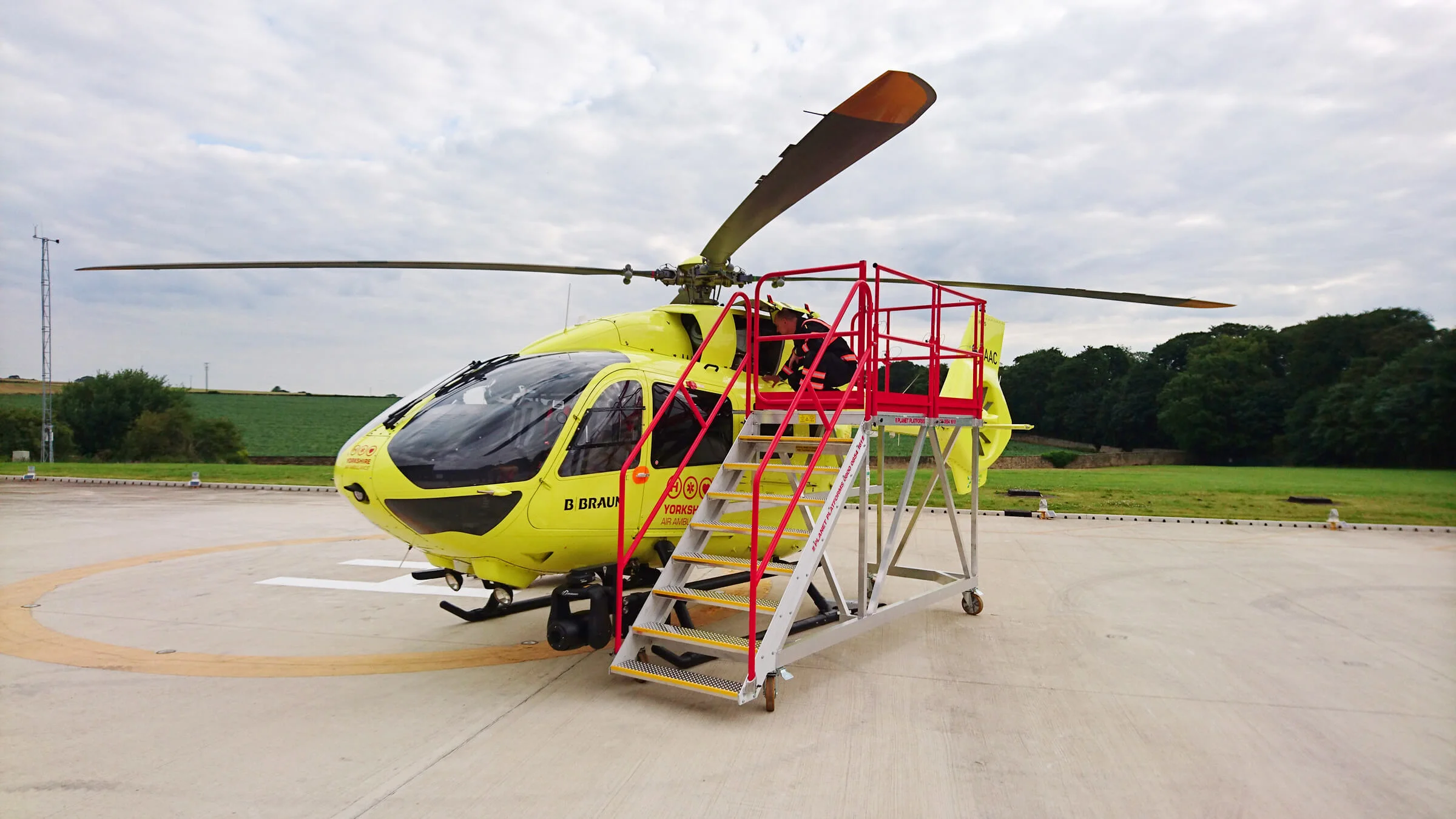 Helicopter Access Platforms Search + Rescue Military Commercial