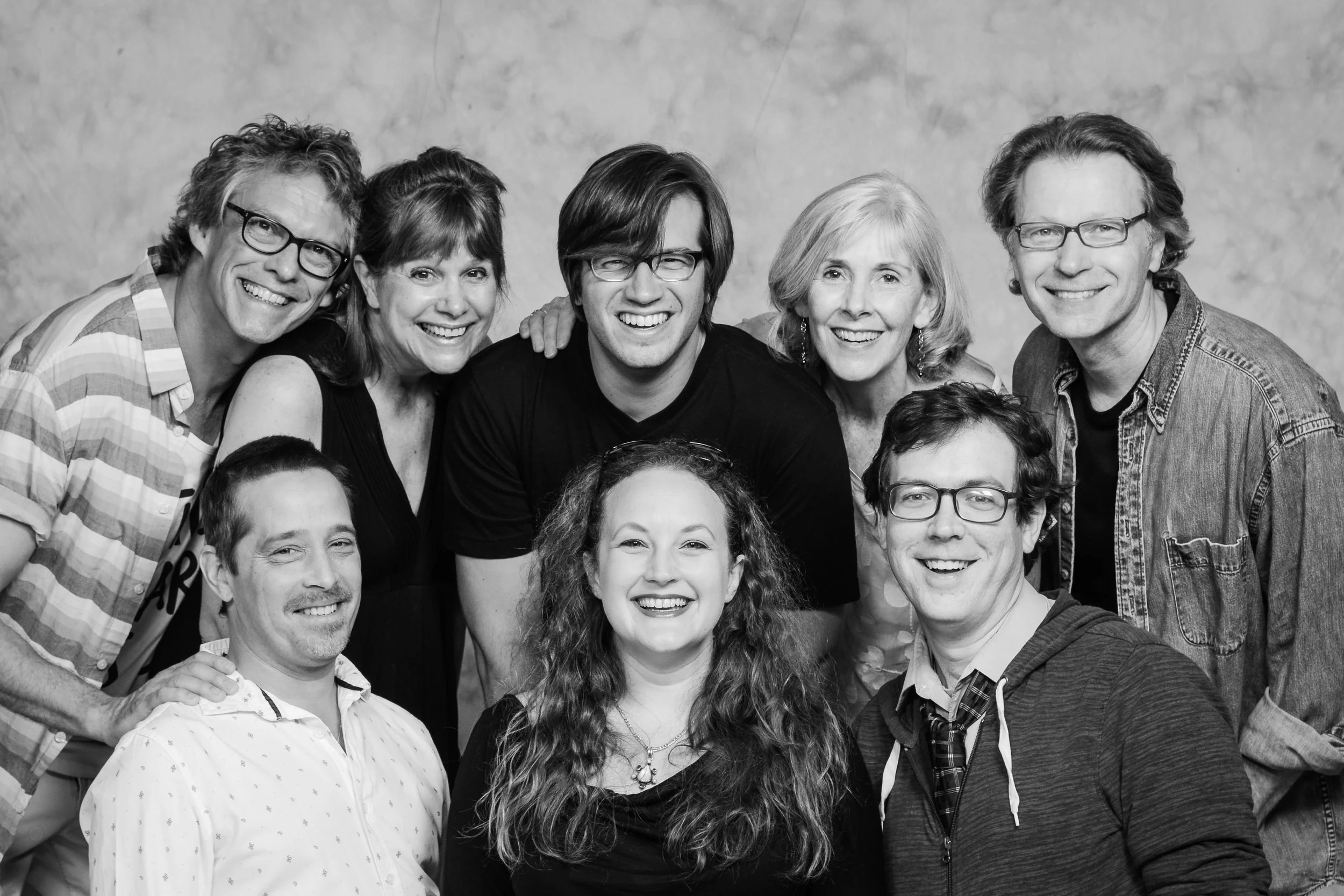 The Ensemble photographed summer 2016 by Gordon Wenzel, Impressions Studio. Top Row L to R: Daniel Roth, Laurie McCants, Eric Wunsch, Elizabeth Dowd, James Goode. Bottom row L to R: Andrew Hubatsek, Cassandra Pisieczko, Richard Cannaday