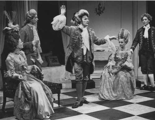 Black and white scene from “How Theater Saved America” by Teresa Eyring, American Theatre Magazine, July/August 2008.