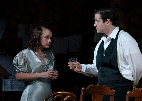 Acting scene of male and female