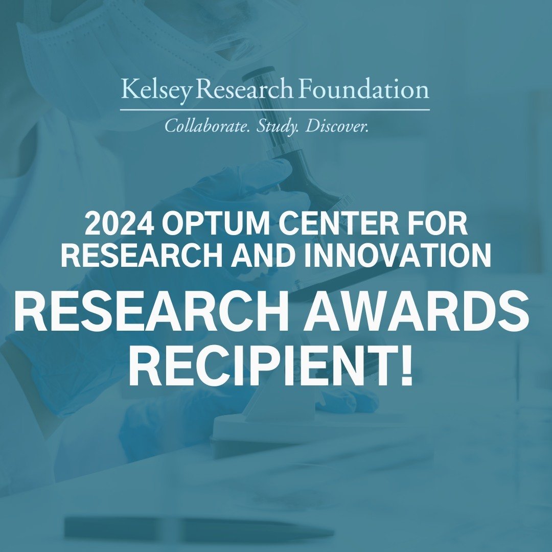 🏆 Exciting news! 🎉 KRF has been honored with a 2024 Optum Center for Research and Innovation (OCRI) Research Award! 

Our very own  Senior Director of Research, Dr. John Valenta, will get to join the Society of Clinical Research Associate&rsquo;s D