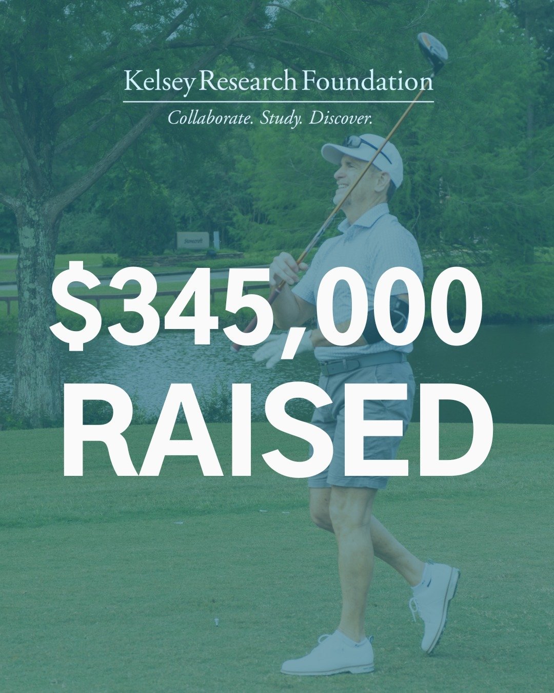 The outpouring of support, donations and registrations made this amount raised possible. Thank you to all who continuously support the Kelsey Research Foundation.