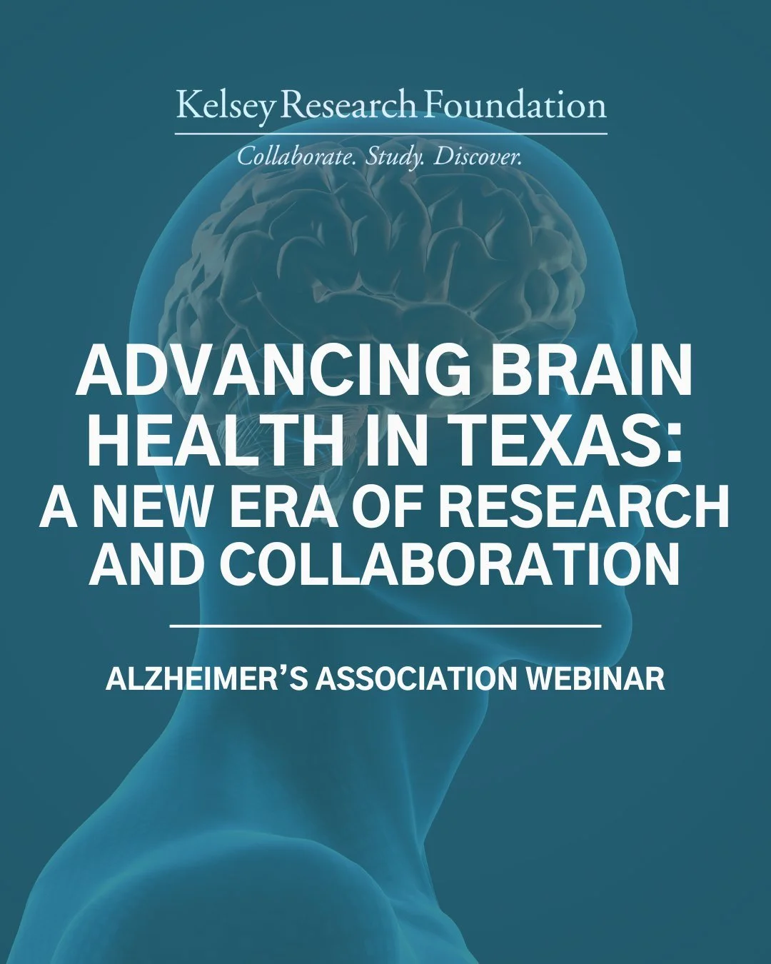 Join the @alzassociation for a one-hour webinar spotlighting the proposed Dementia Prevention and Research Institute of Texas (DPRIT).

💻 Wednesday, October 22nd | 6:00 PM 
Register for the webinar using our link in bio!