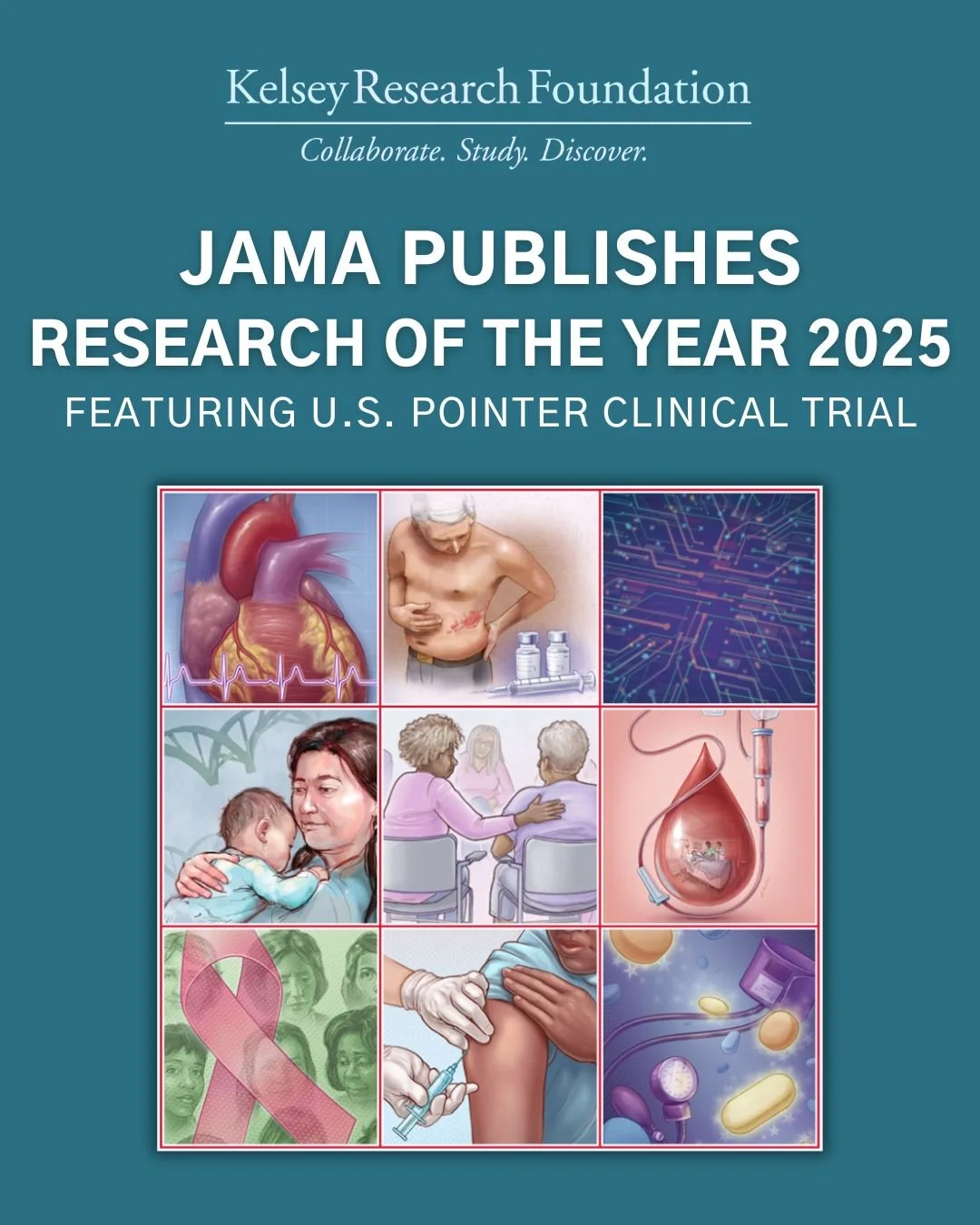 We are delighted to announce that the U.S. POINTER study has been highlighted in @jamanetwork&rsquo;s Medical News featuring 9 of the most novel, newsworthy, and impactful studies published in JAMA from October 2024 - September 2025.
 
This recogniti