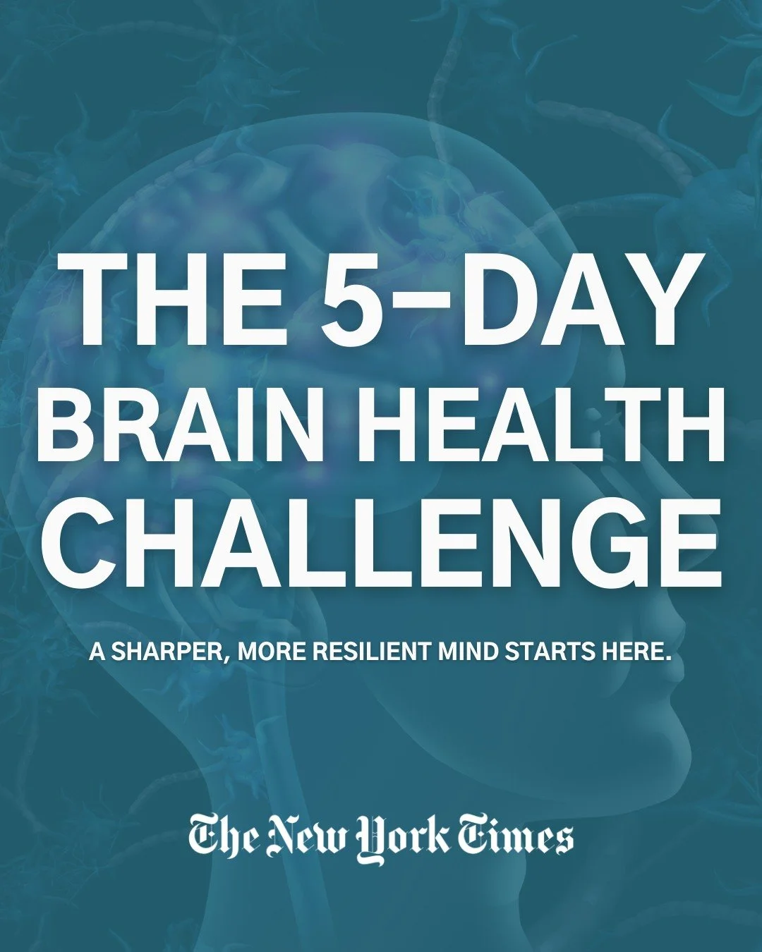 The @newyorktimes Brain Health Challenge reminds us that brain health isn&rsquo;t luck&hellip; it&rsquo;s a lifestyle. 🧠 

Ready to put your brain health knowledge to the test and take action? 💪 Click the link in bio to learn more.