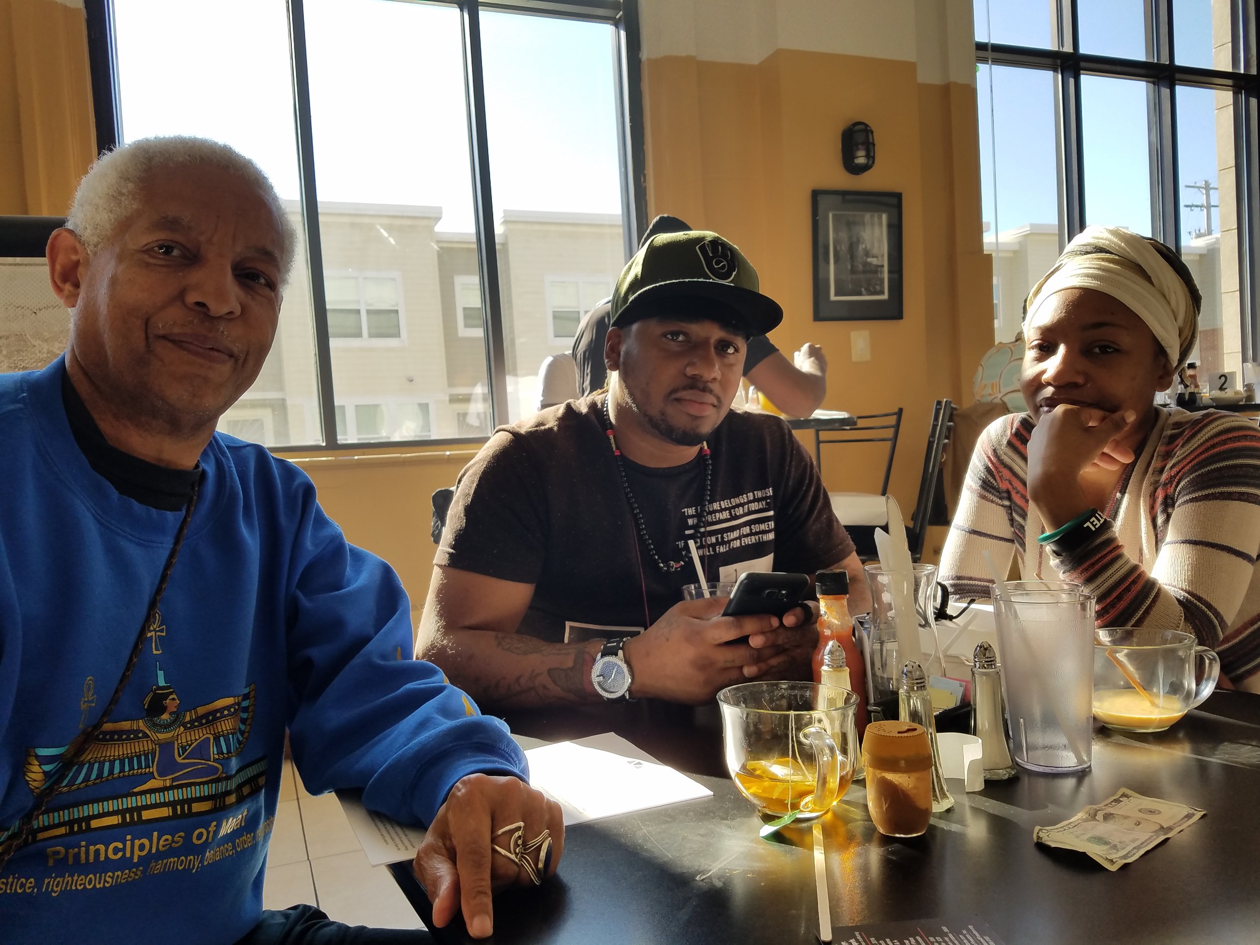 Anthony, Vaun, and Gab.