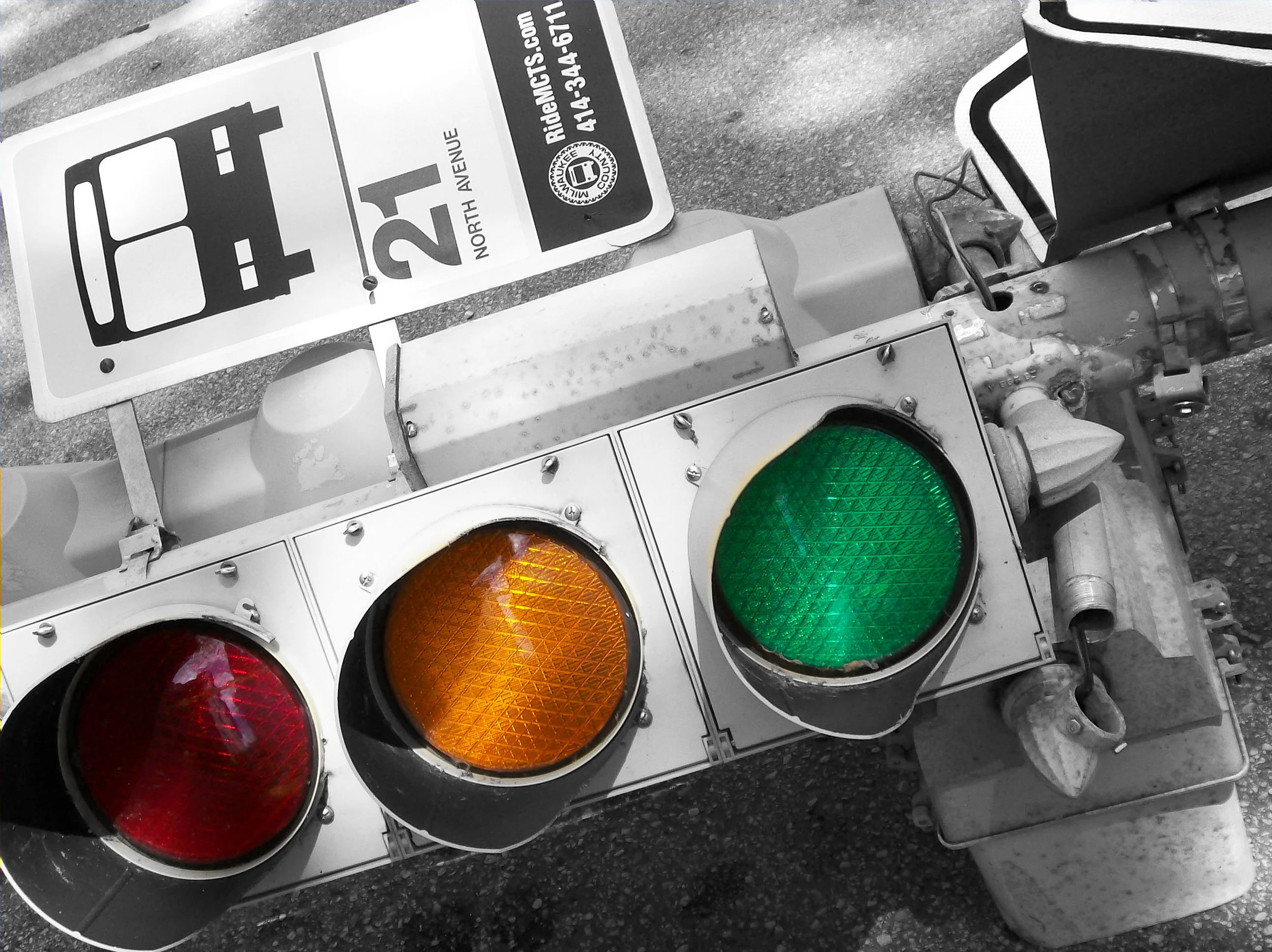 Fallen Stoplight