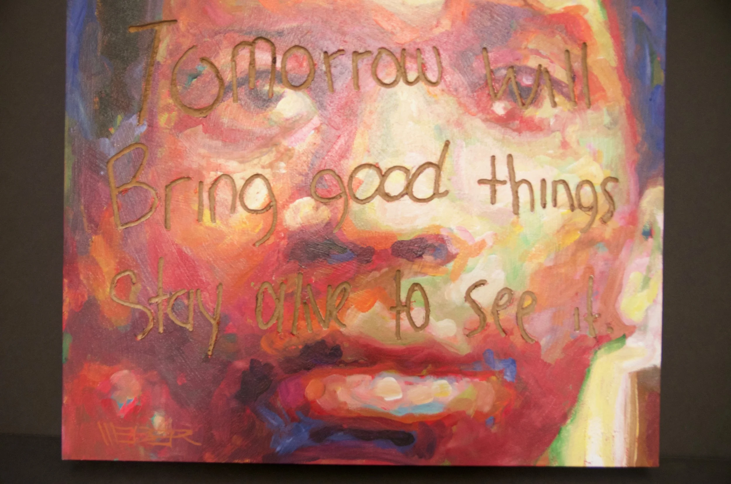 CHUCK WEBER Oil on wood | 16”x20” (unframed) Value: $600 | Minimum bid: $300