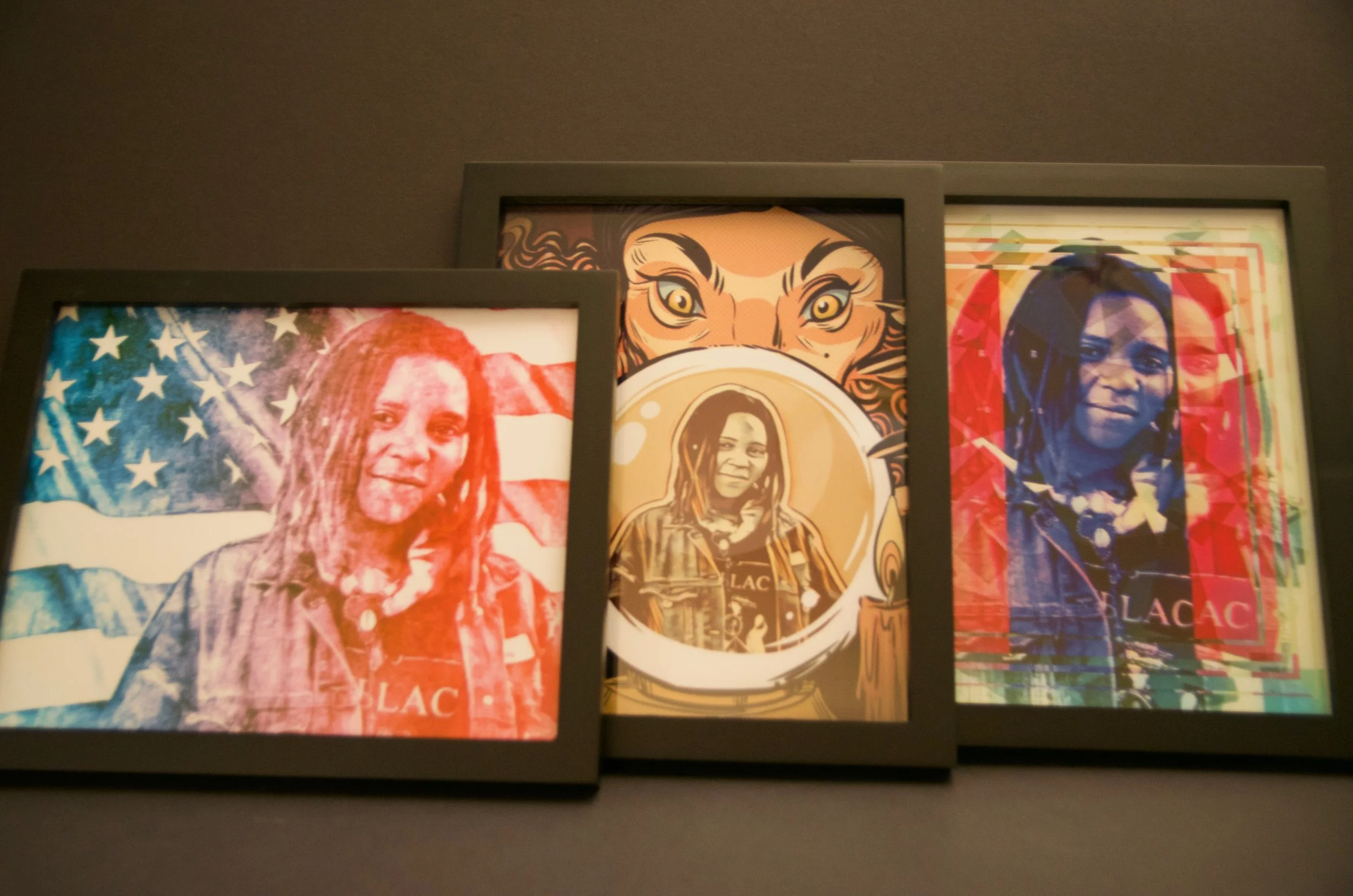 CRYSTAL SENSKI Digital art | 8”x10” (framed set of three) PRICE: $100