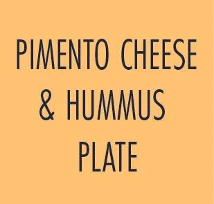PIMENTO CHEESE & HUMMUS PLATE 8-10 SERVINGS