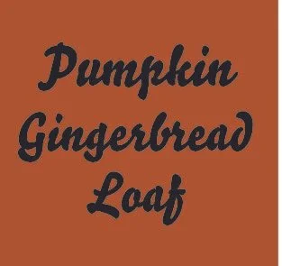 Pumpkin Gingerbread Loaf