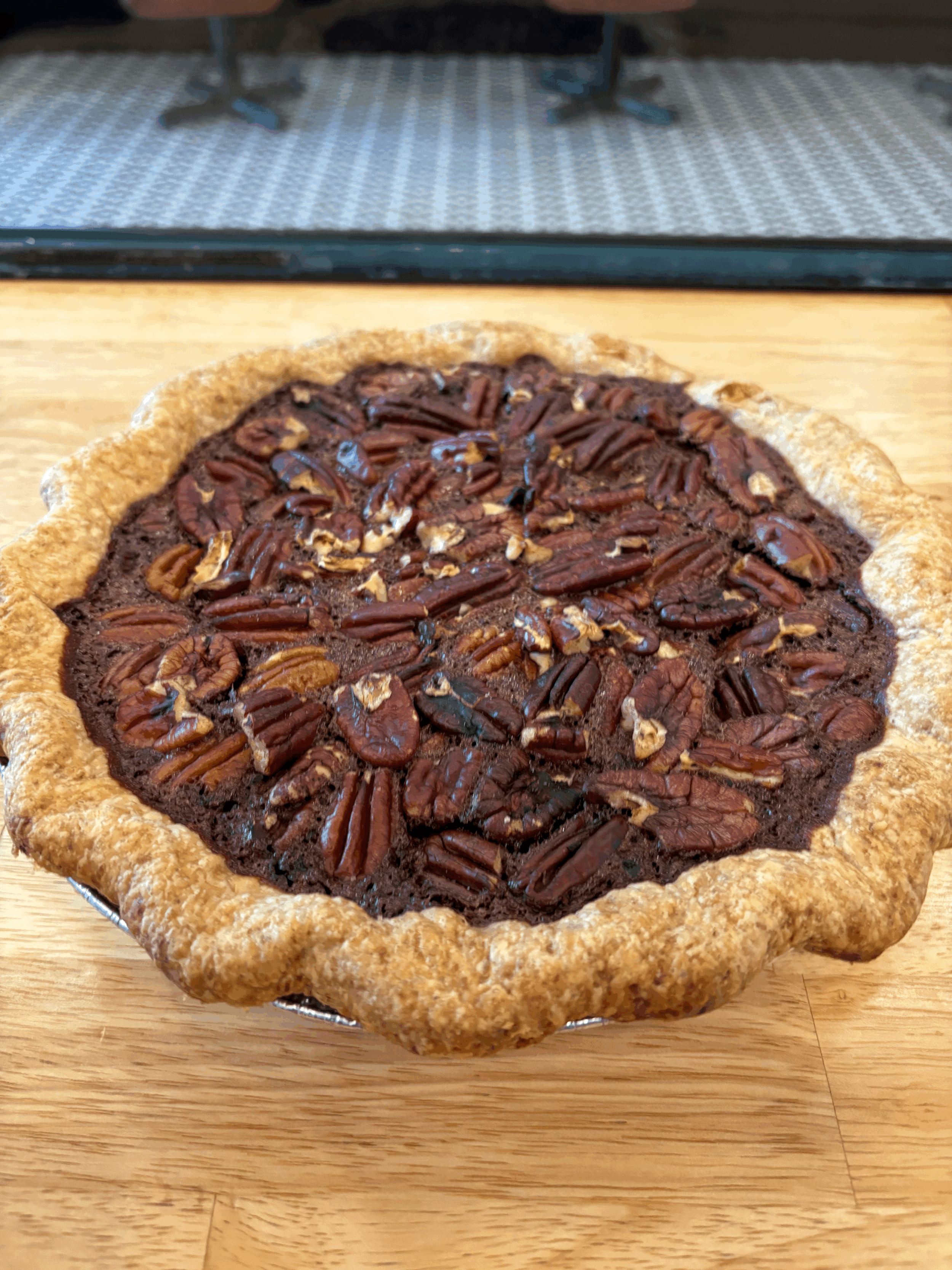 BROWNIE PECAN PIE