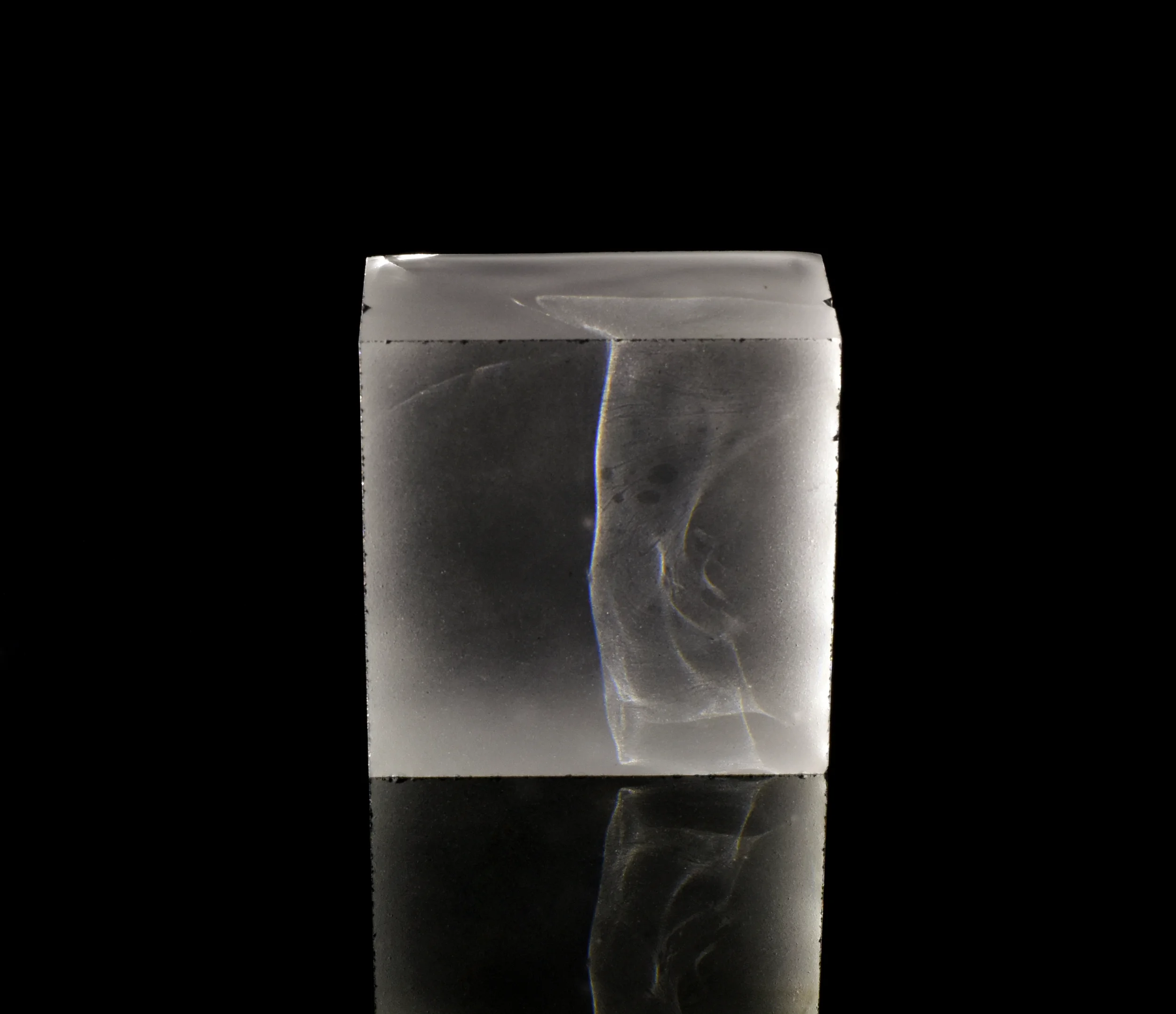 Solid Form No.3.1 Cast glass