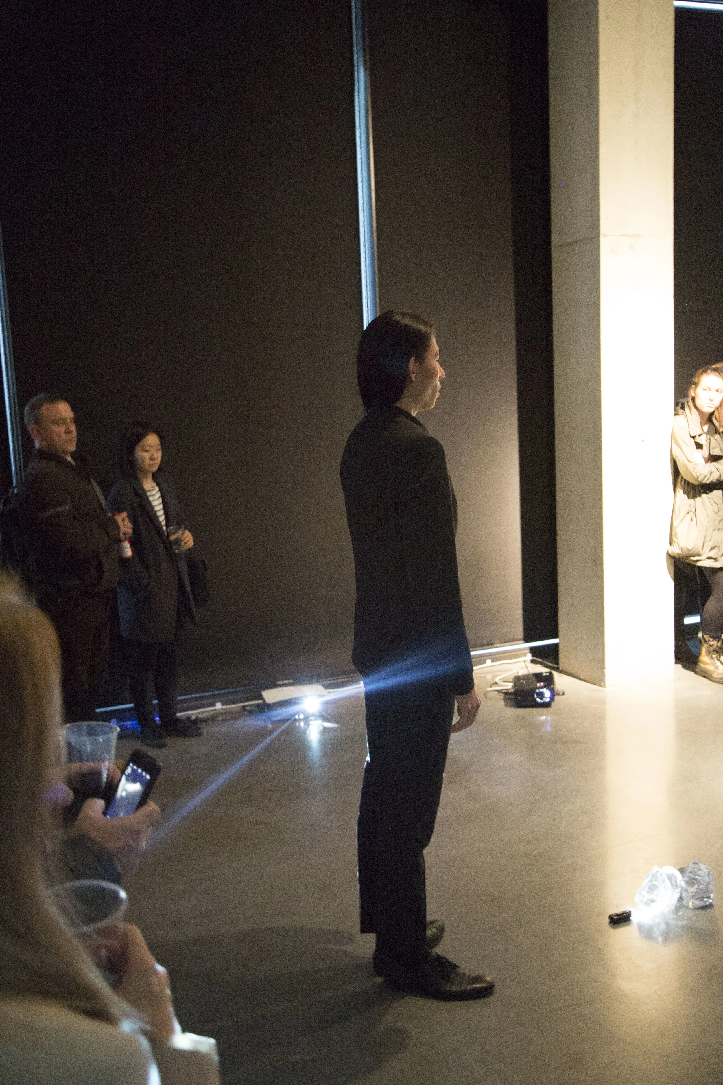 S:Future Exhibition OPENING. PERFORMANCE Artist Yuki Kobayashi responding to ancient ice core audio
