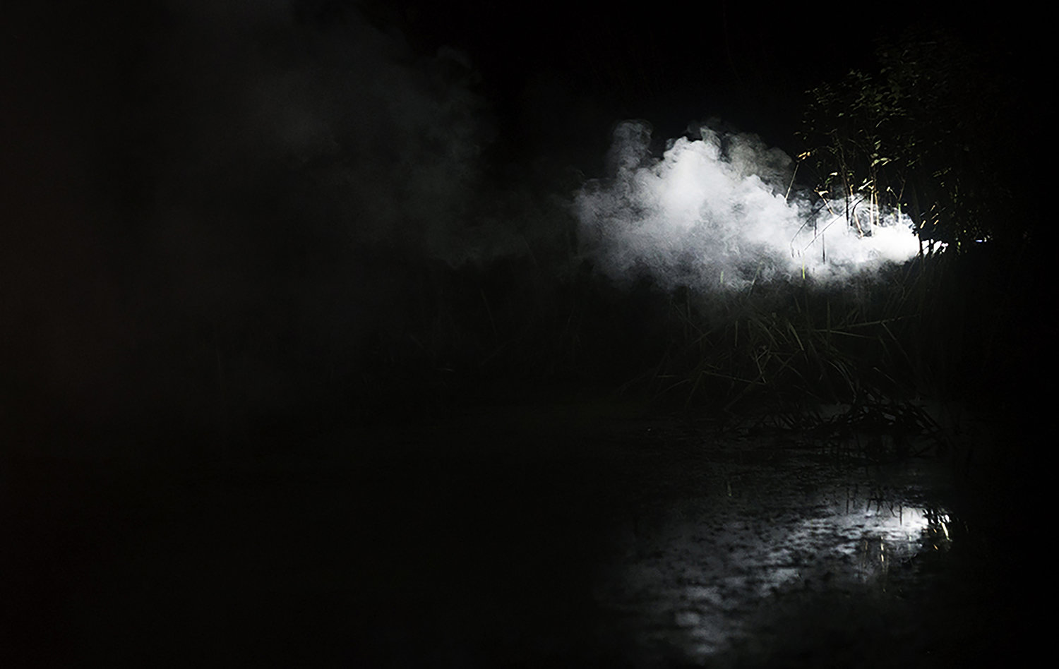 Vapour Sculpture. Serpentine Lake. National Trust/Prior Park. Bath. Image Credit: Kathy Hinde