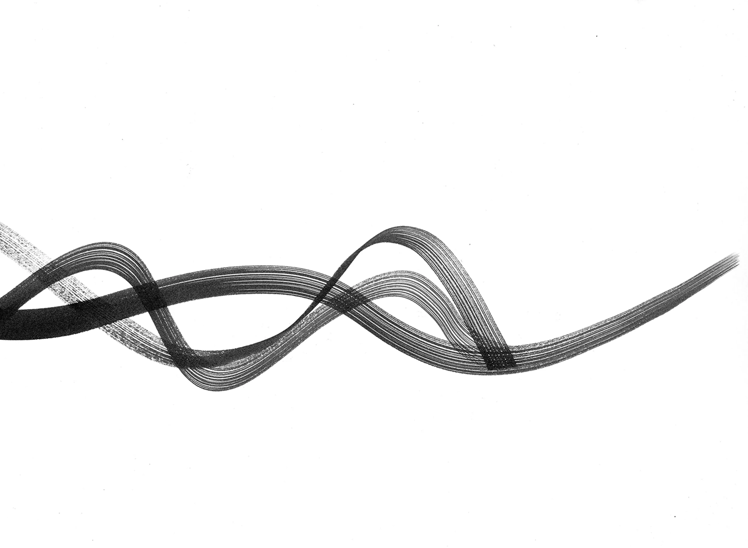 Liquid Surface No.15 Ink on Somerset Velvet paper.200cmx150cm.255gsm