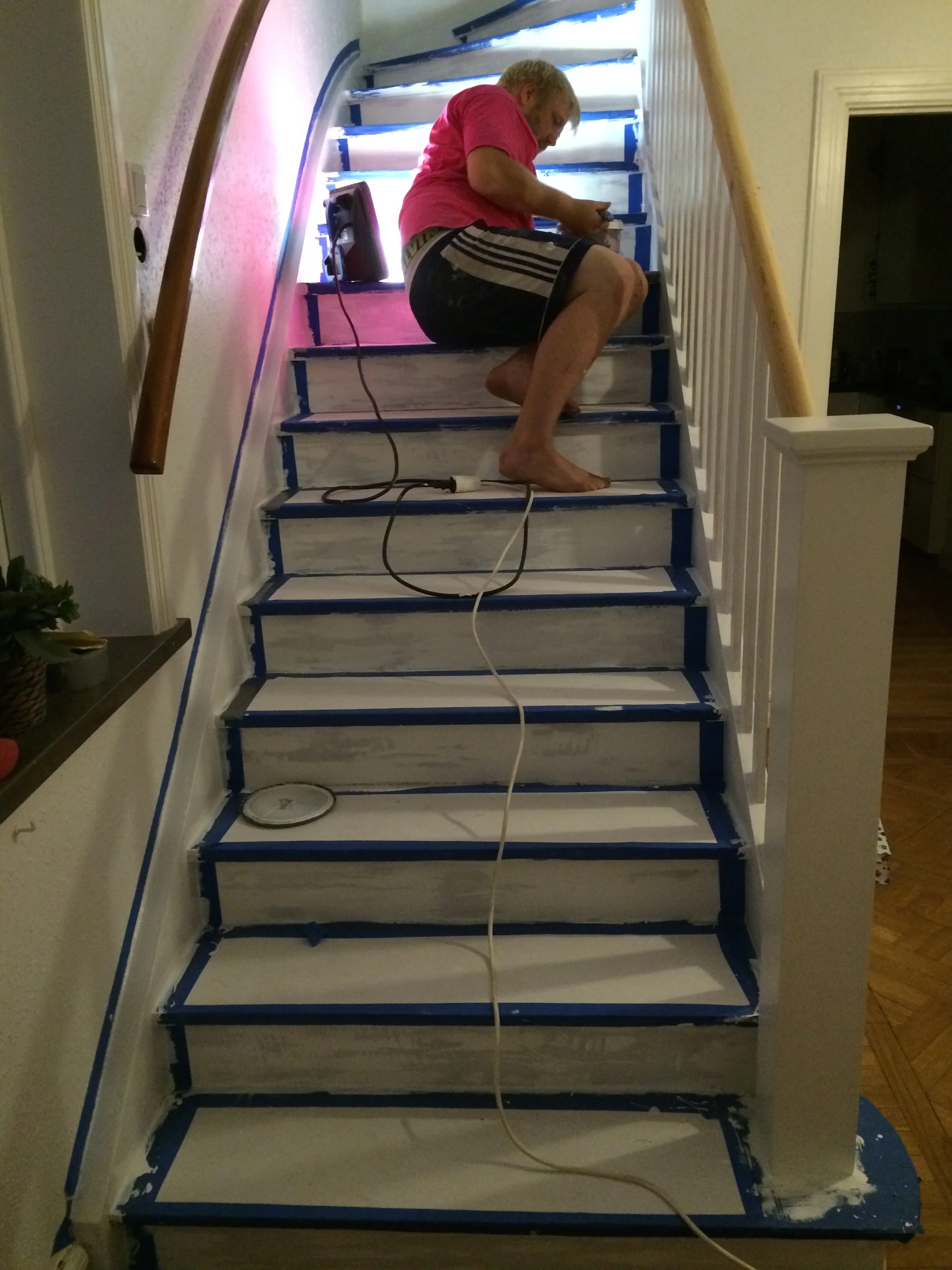 Trapprenovering ongoing...
