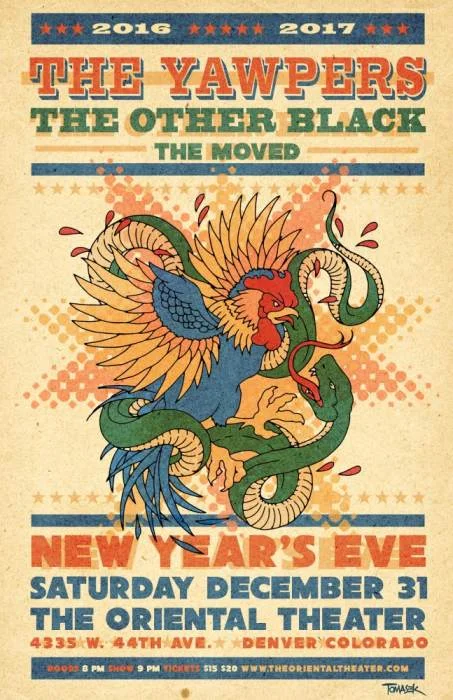 nye show at the oriental theater the yawpers other black themoved