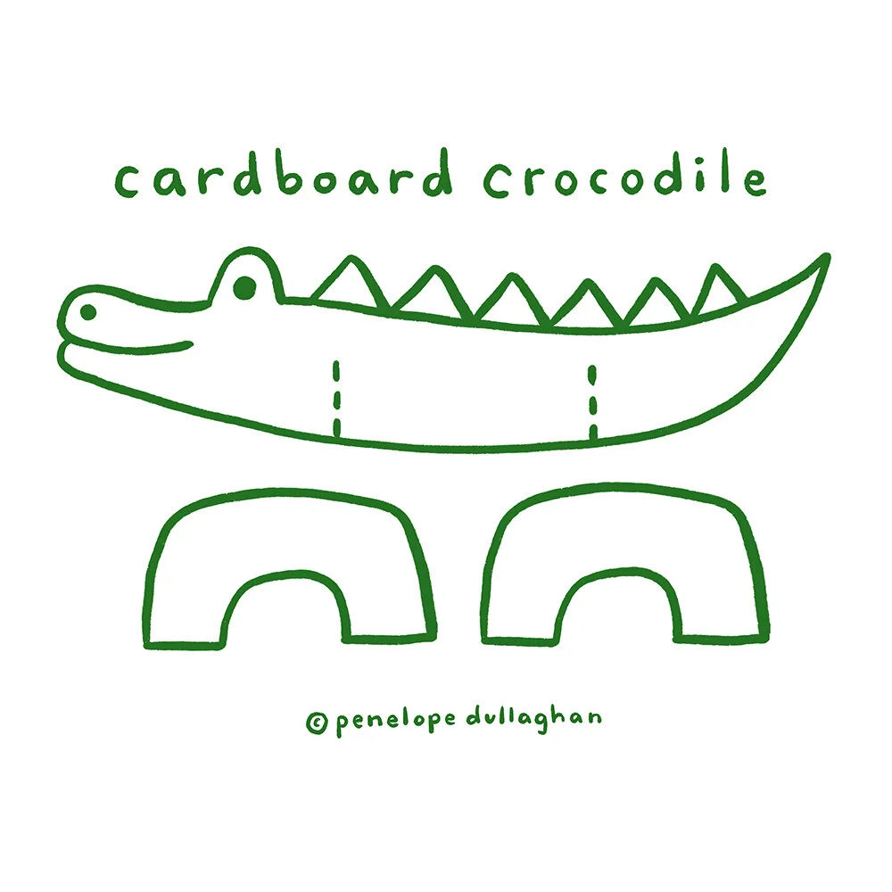 Cardboard Crocodile — Penelope Dullaghan