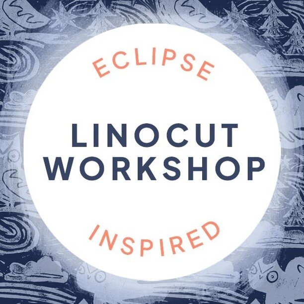 Last call! I'm teaching an eclipse-themed linocut workshop (gosh - say *that* three times fast!) this Sunday from 1-3pm in Hamilton Co! It'd be fun to see you there, do some art together and prepare for the end of civilization!

Sign up link in profi