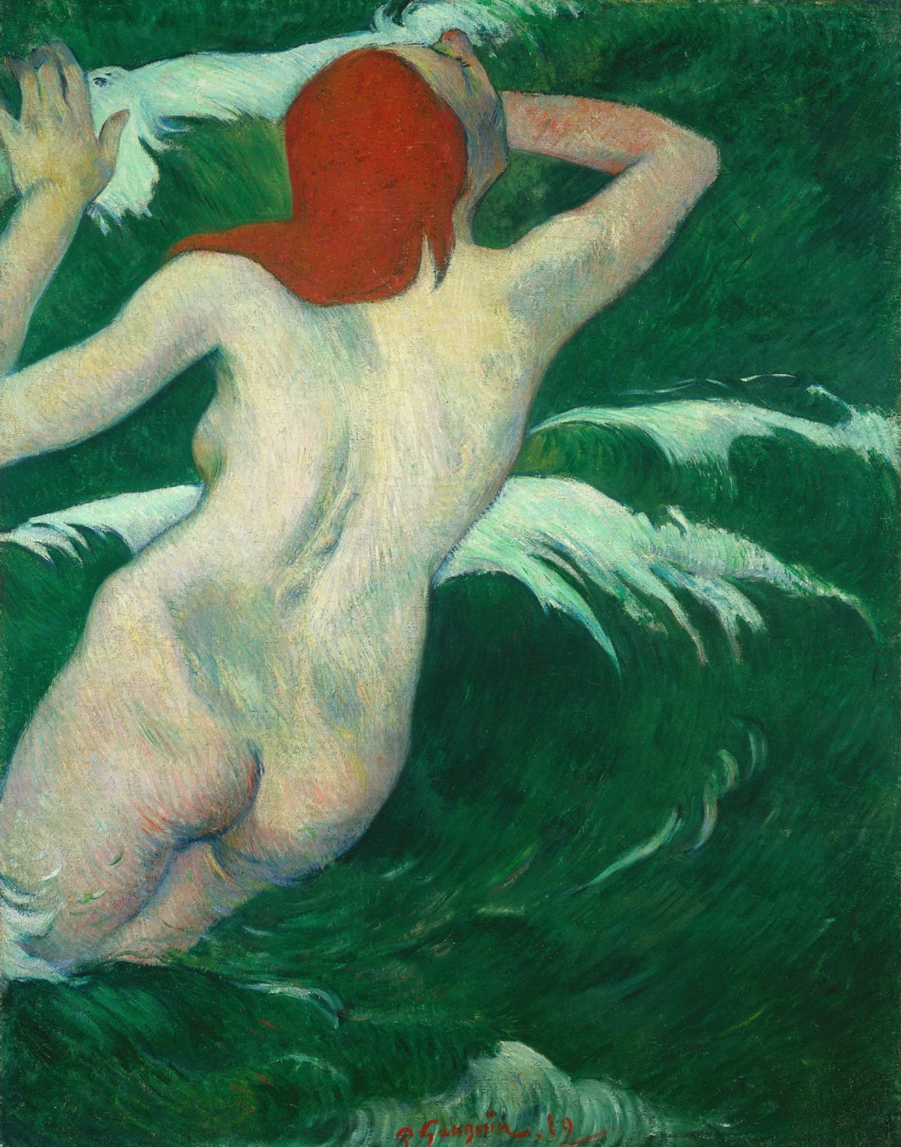1889, Paul Gauguin, Dans les vagues.jpg