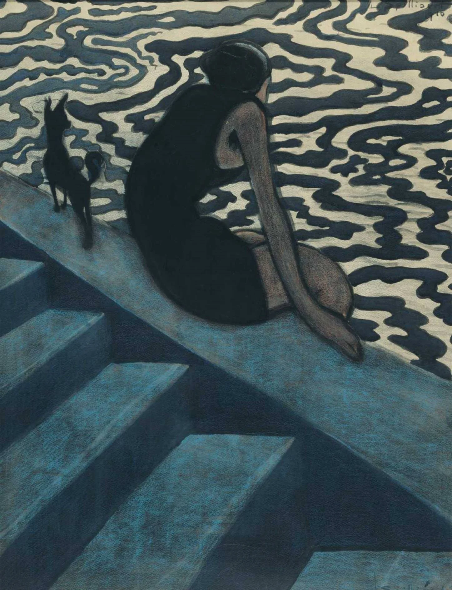 1910, Spilliaert, The bather.jpg