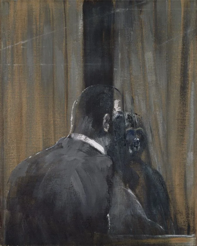1949, Francis Bacon, Man with a monkey.jpg